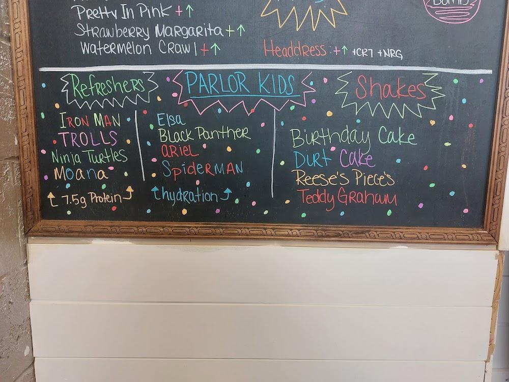 Parlor Nutrition Menu image 2